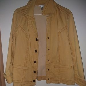 Yellow Jean jacket